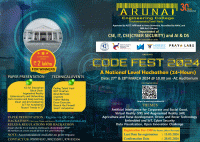 Code Fest 2024 National Level Hackathon Poster